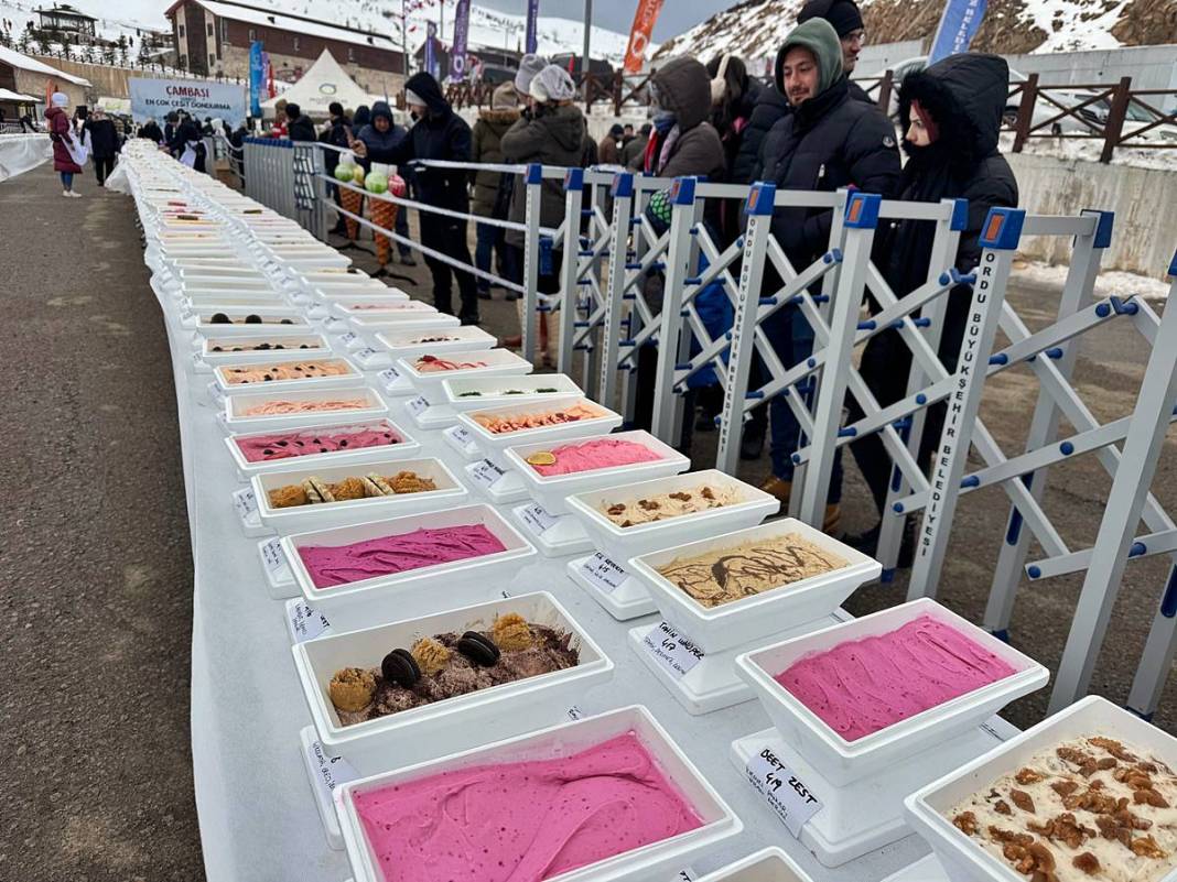 Dünyanın en fazla çeşidi olan dondurması hayrete düşürdü! Guinness Rekorlar Kitabı'na adını yazdırdı 6